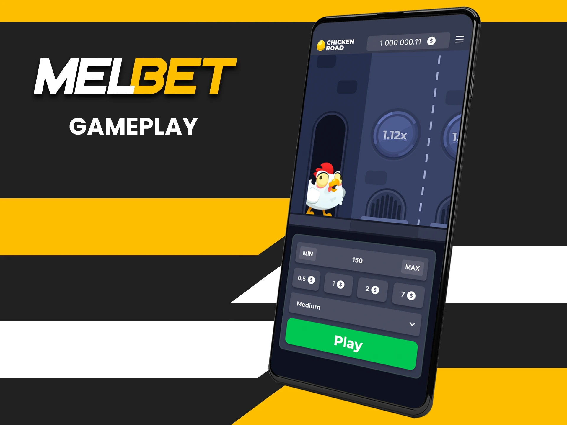 Explore the interface and gameplay basics of the popular Chicken Road game from Melbet Casino.