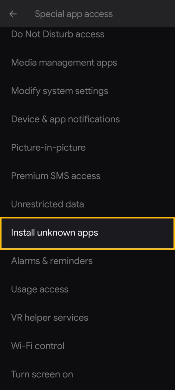 Allow installation from unknown sources to install the Melbet mobile.