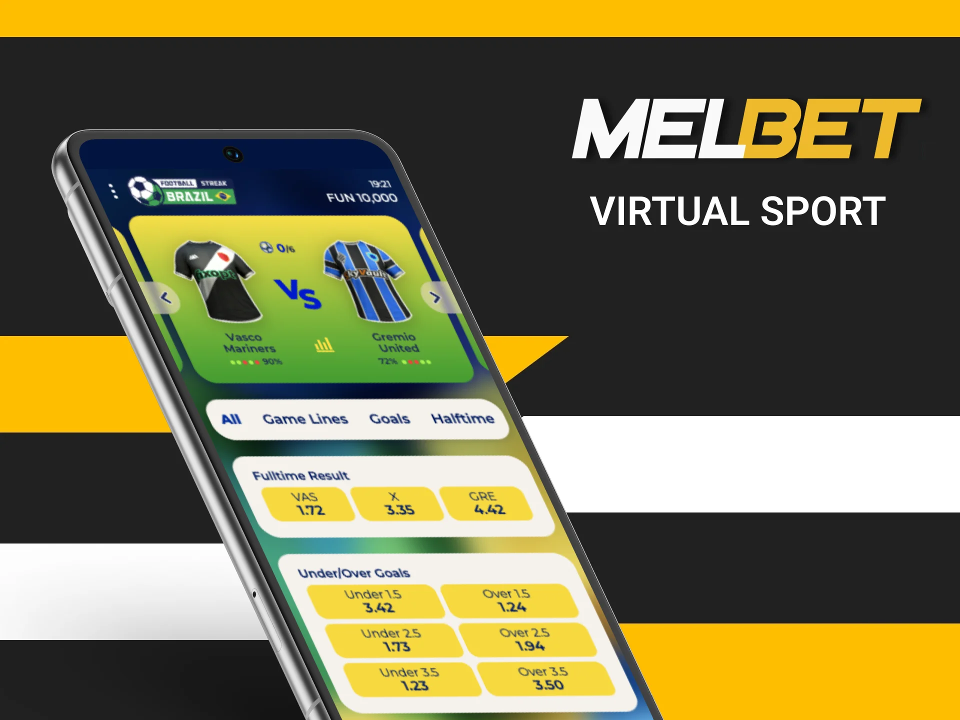 Discover what virtual sports are on the Melbet website.
