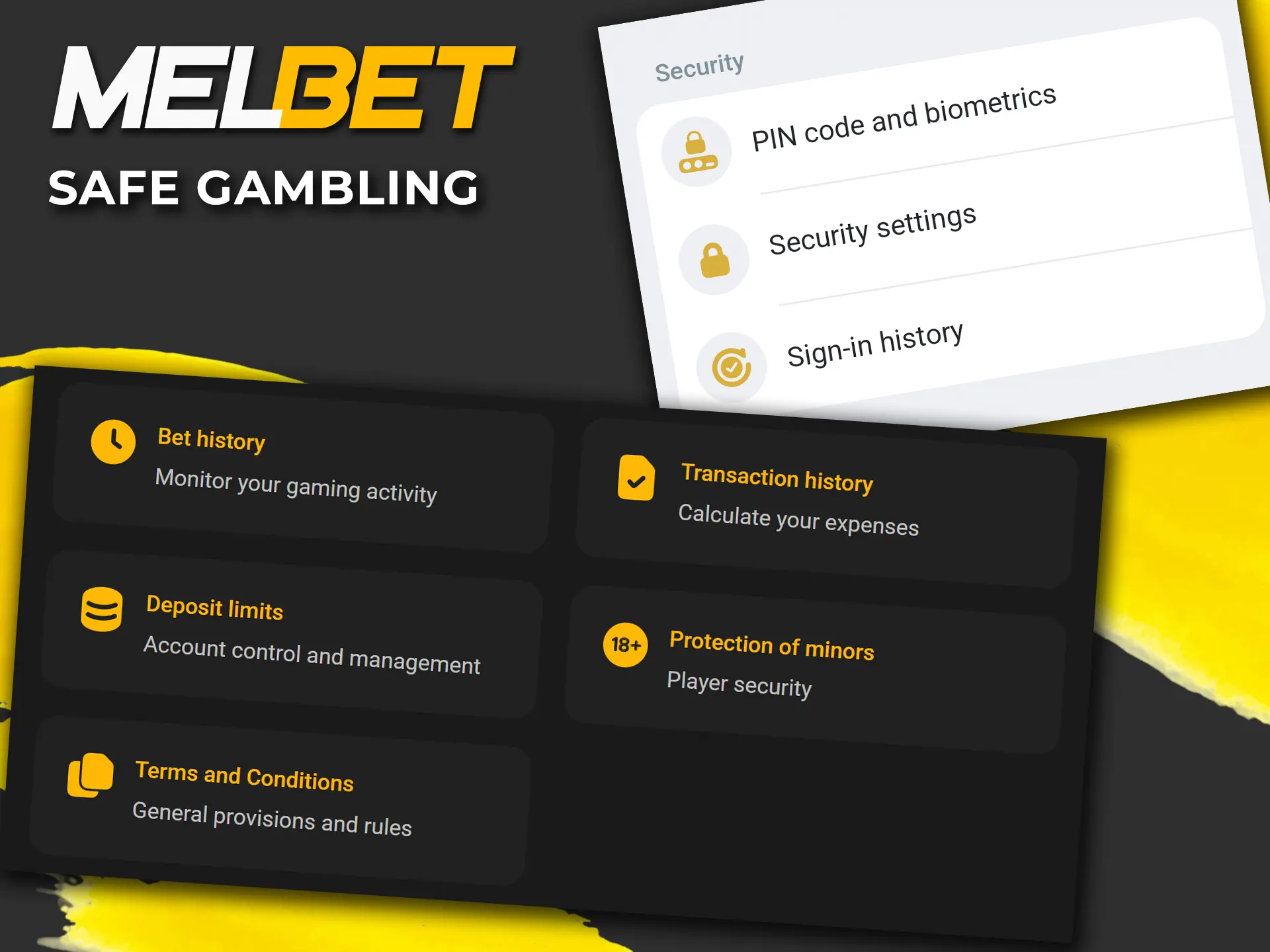 Play responsibly and safely with Melbet.