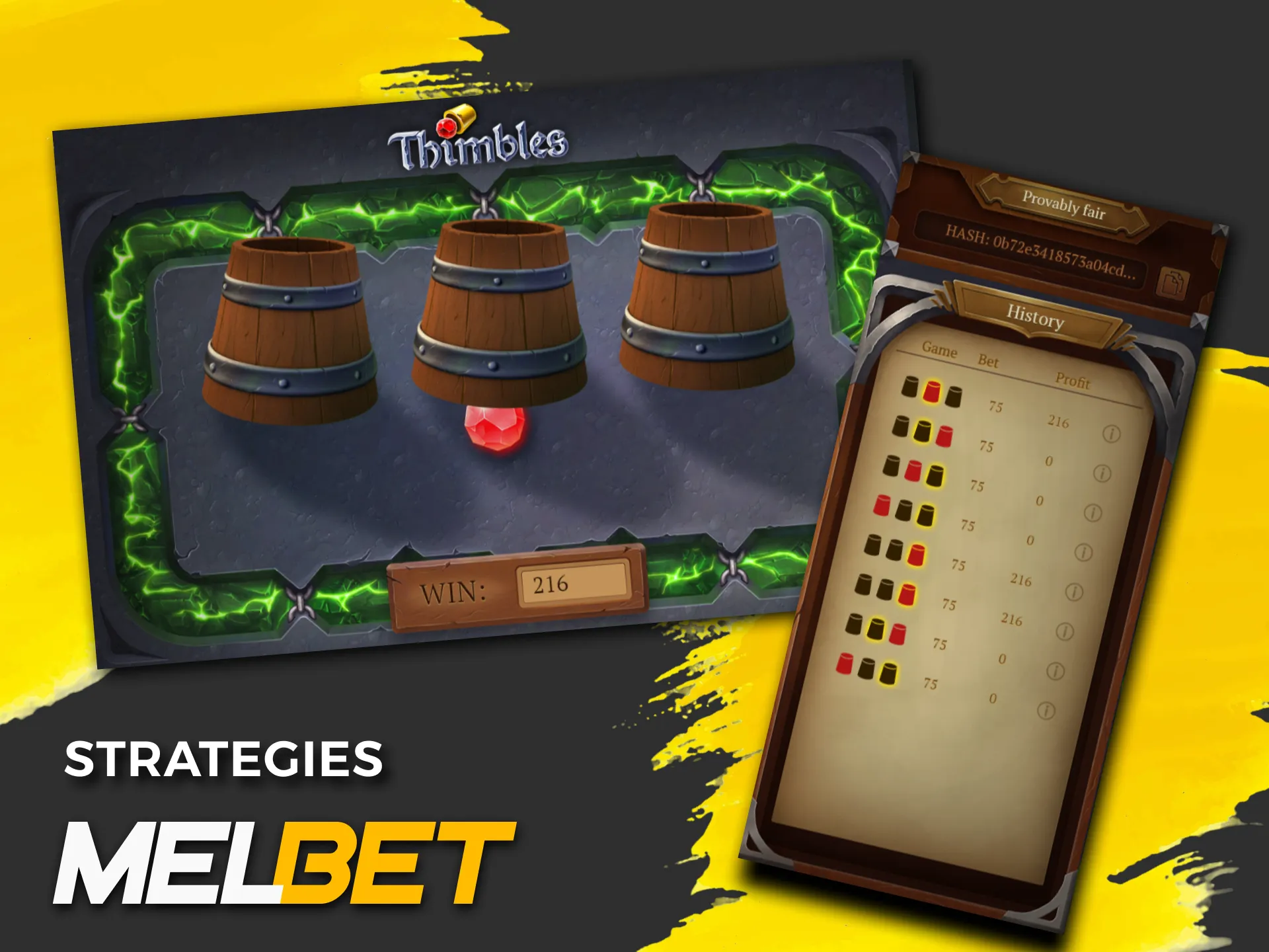 Find out the strategies players use in Thimbles on Melbet to increase their chances of winning.