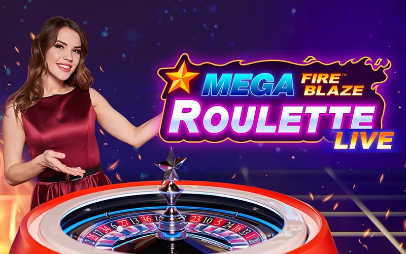 Enjoy Mega Fire Blaze Roulette on the official Melbet platform.