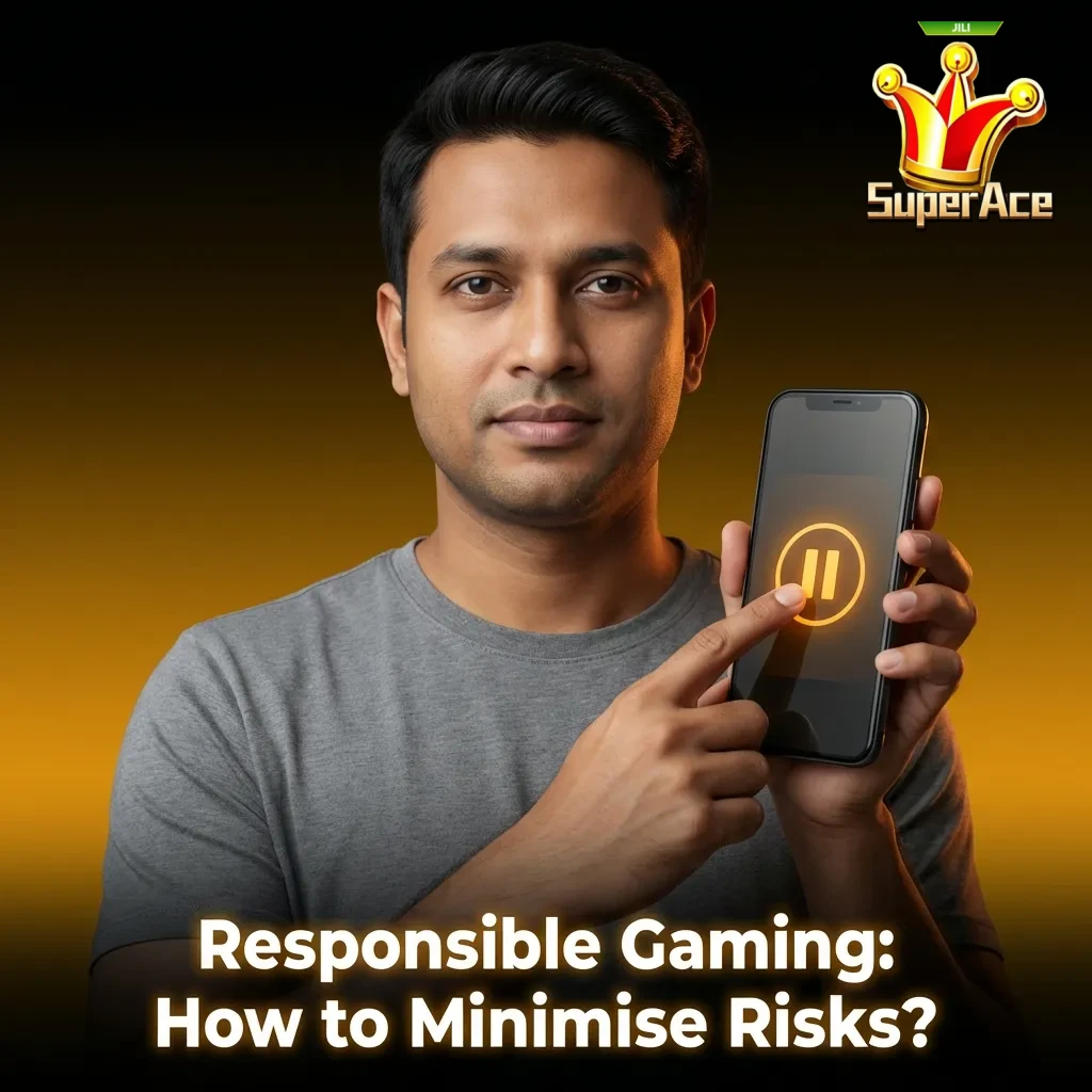Person setting gambling budget limits on mobile app to practice responsible gaming and minimize financial risks